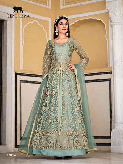 Samara-2085 Senhora Butterfly Net Pakistani Salwar Suits