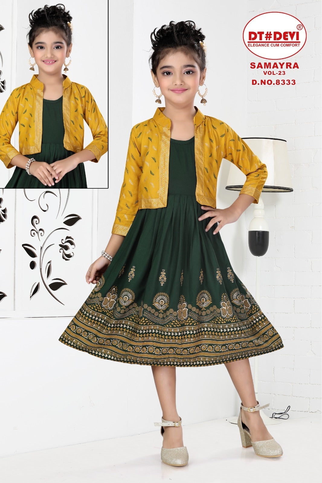 Buy online Black Printed Kurti With Jacket Set from ethnic wear for Women  by Hittu for ₹659 at 53% off | 2024 Limeroad.com