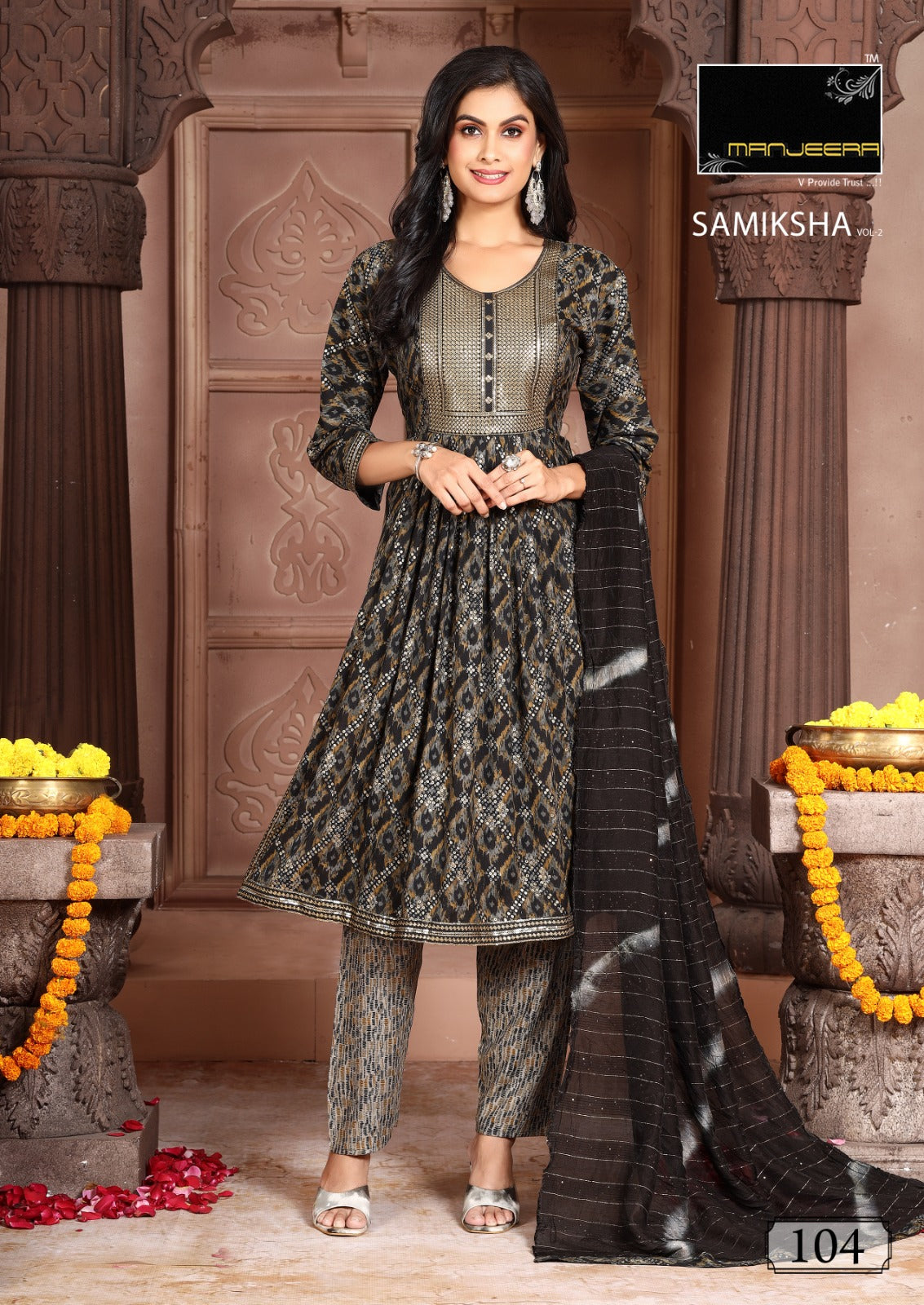 Samiksha Vol 2 Manjeera Fancy Readymade Pant Style Suits