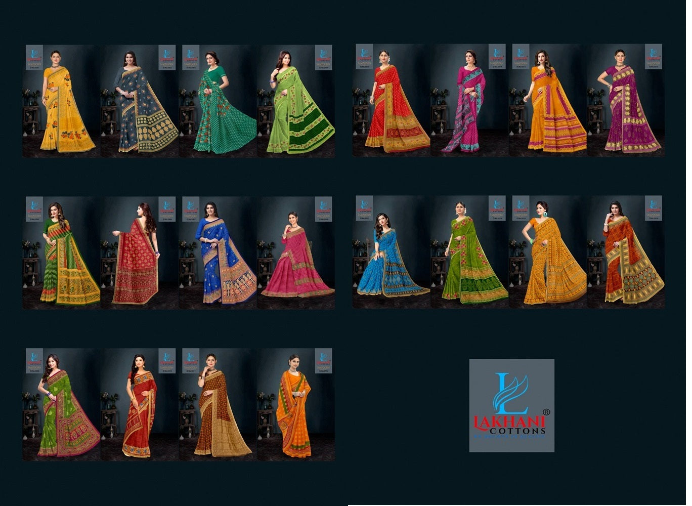 Sampoorn Vol 5 Lakhani Cotton Sarees