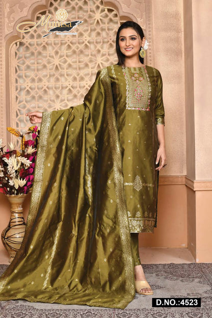 Samriddhi Vol 2 Munisa Silk Readymade Pant Style Suits