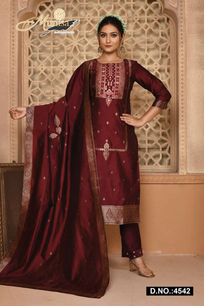 Samriddhi Vol 2 Munisa Silk Readymade Pant Style Suits