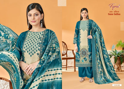 Sana Safina Fyra Soft Cotton Karachi Salwar Suits