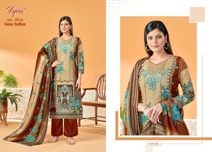 Sana Safina Fyra Soft Cotton Karachi Salwar Suits
