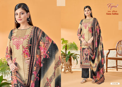 Sana Safina Fyra Soft Cotton Karachi Salwar Suits