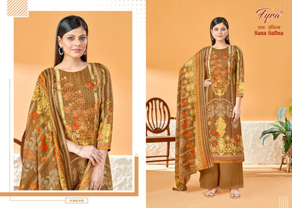 Sana Safina Fyra Soft Cotton Karachi Salwar Suits