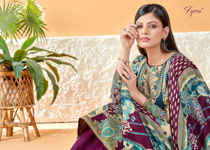 Sana Safina Fyra Soft Cotton Karachi Salwar Suits