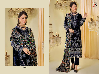 Sana Safinaz Deepsy Velvet Suits