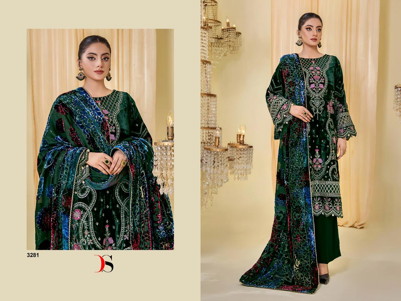 Sana Safinaz Deepsy Velvet Suits