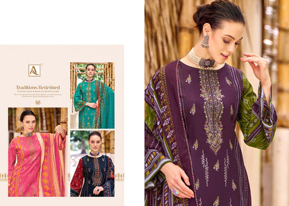 Sana Sara Alok Cambric Karachi Salwar Suits