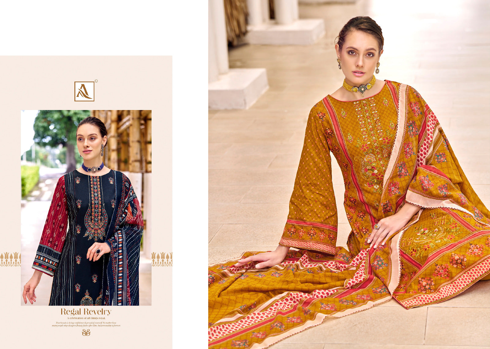 Sana Sara Alok Cambric Karachi Salwar Suits