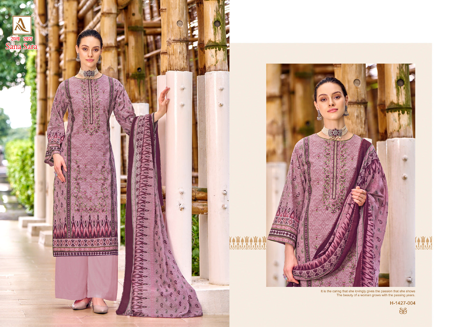 Sana Sara Alok Cambric Karachi Salwar Suits