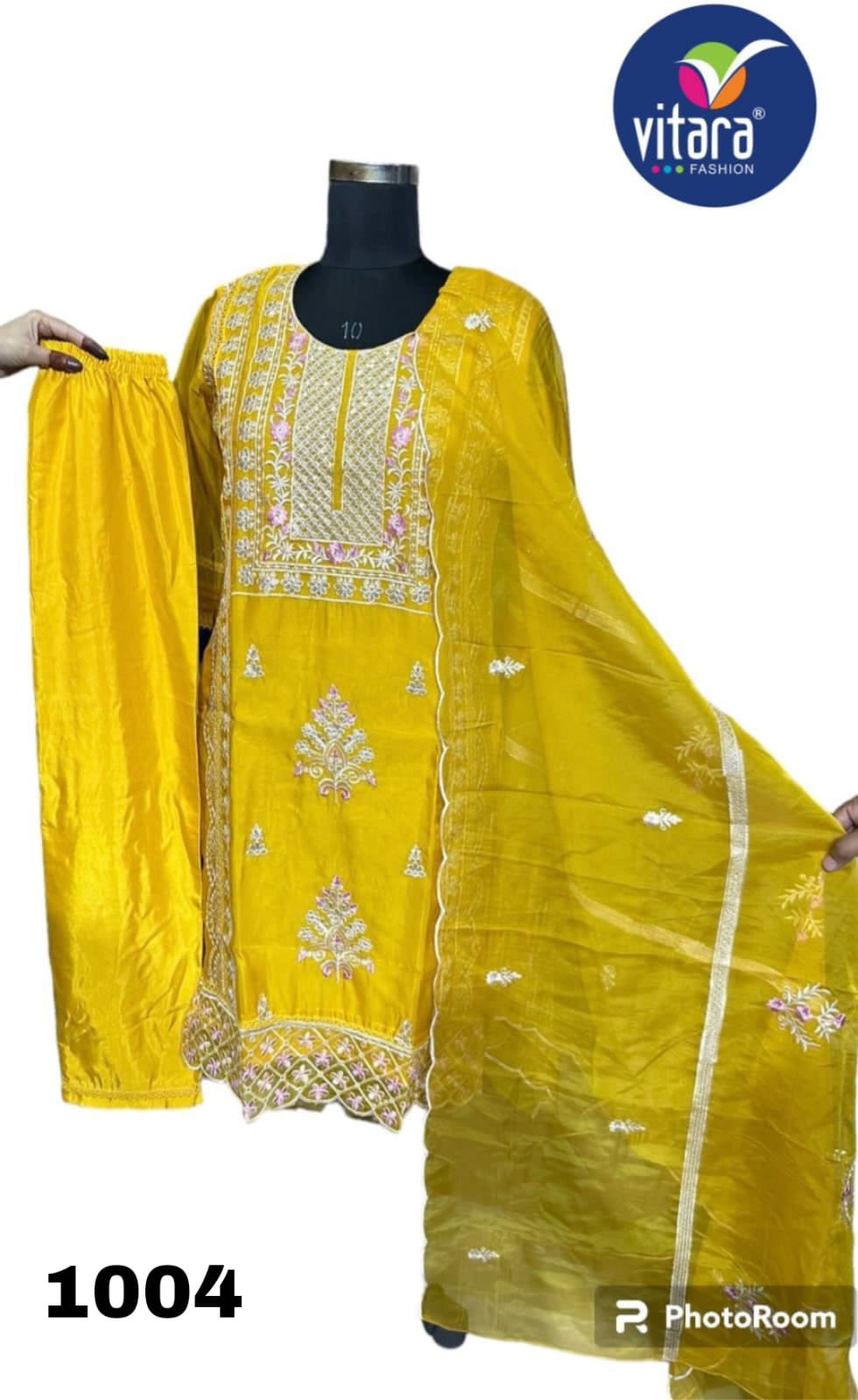 Sanaya Vitara Organza Readymade Pant Style Suits
