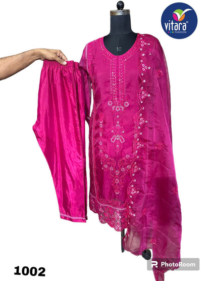 Sanaya Vitara Organza Readymade Pant Style Suits