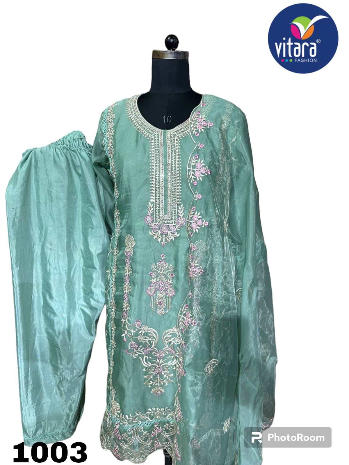 Sanaya Vitara Organza Readymade Pant Style Suits