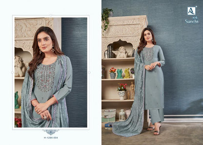 Sanchi Alok Viscose Modal Plazzo Style Suits