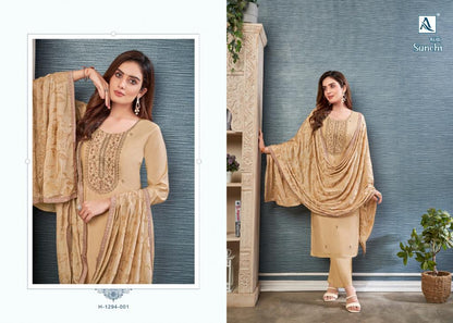 Sanchi Alok Viscose Modal Plazzo Style Suits