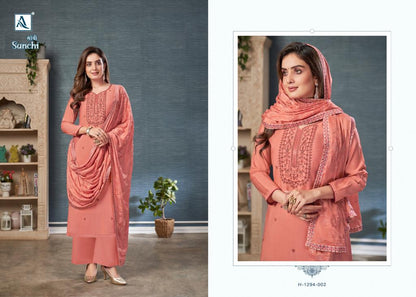 Sanchi Alok Viscose Modal Plazzo Style Suits