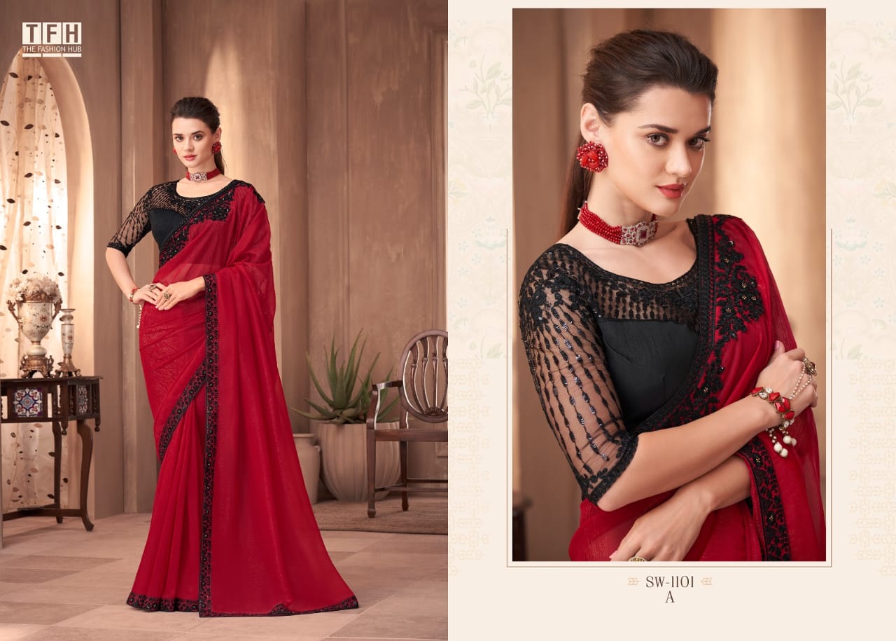 Sandalwood Hit-1101 Tfh Silk Sarees