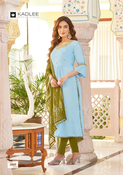 Sangam Kadlee Rayon Readymade Pant Style Suits
