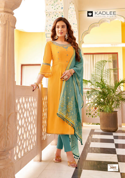 Sangam Kadlee Rayon Readymade Pant Style Suits