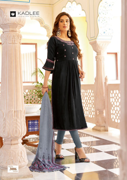Sangam Kadlee Rayon Readymade Pant Style Suits