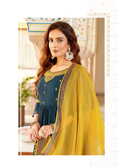 Sangam Kadlee Rayon Readymade Pant Style Suits