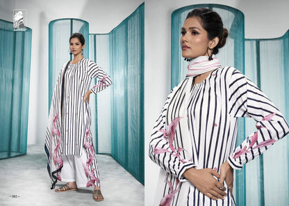 Sangam Sahiba Cotton Lawn Pant Style Suits