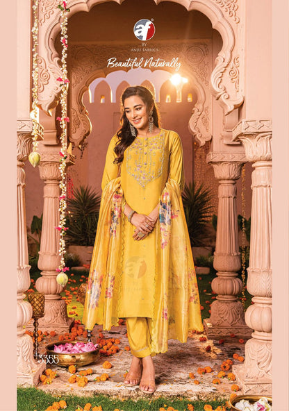 Sangeet Vol 4 Af Viscose Readymade Pant Style Suits