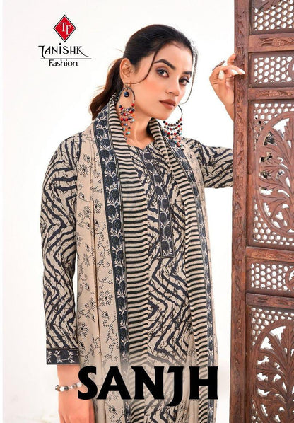 Sanjh Tanishk Fashion Cotton Pant Style Suits