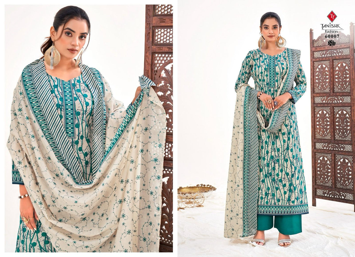Sanjh Tanishk Fashion Cotton Pant Style Suits