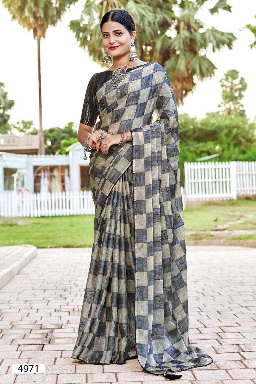 Designer chiffon sarees catalog: Pure chiffon sarees wholesale