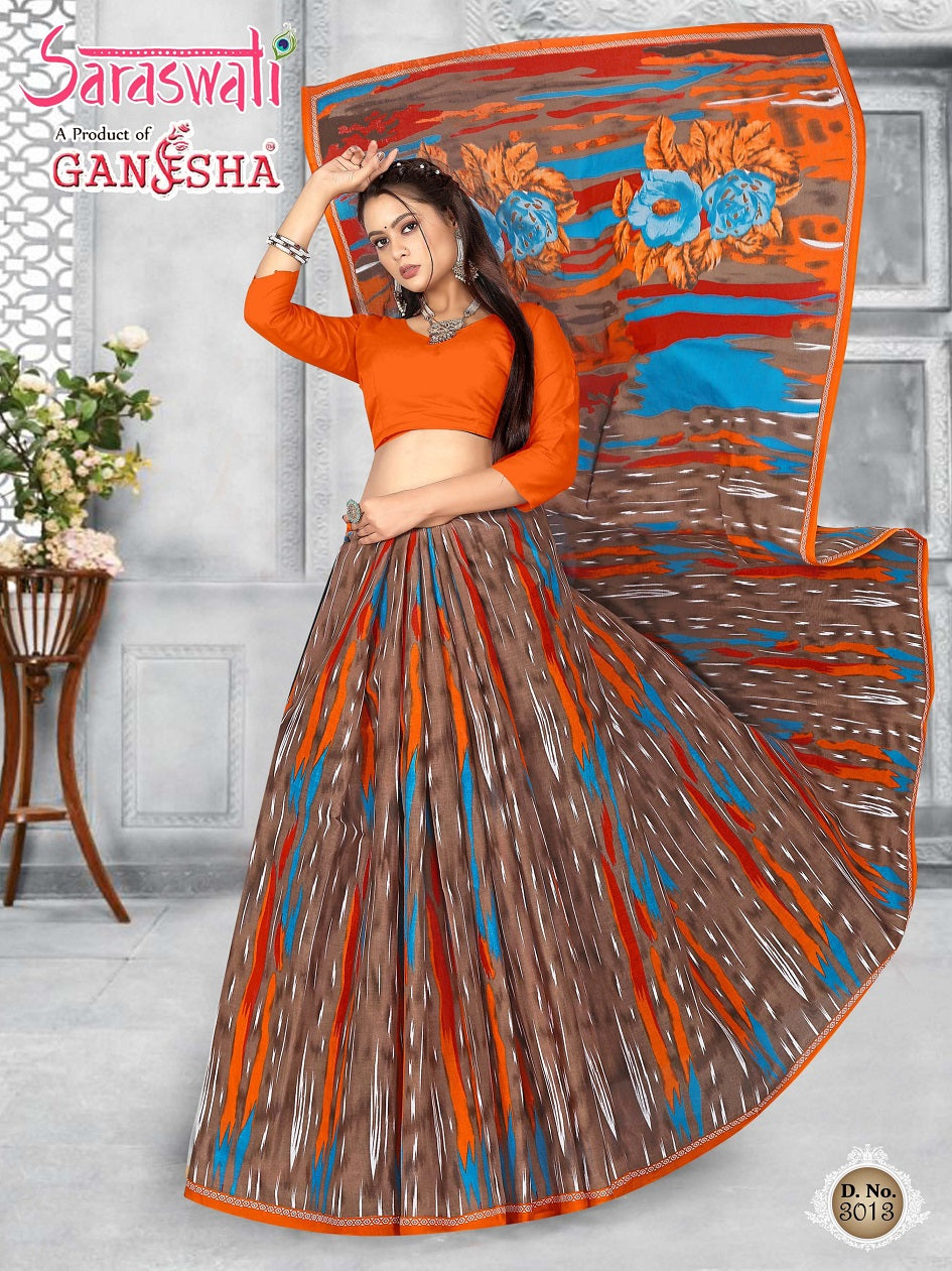 Saraswati Vol 3 Ganesha Cotton Sarees