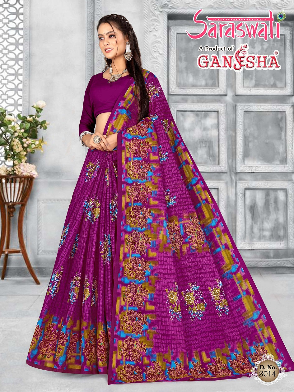 Saraswati Vol 3 Ganesha Cotton Sarees