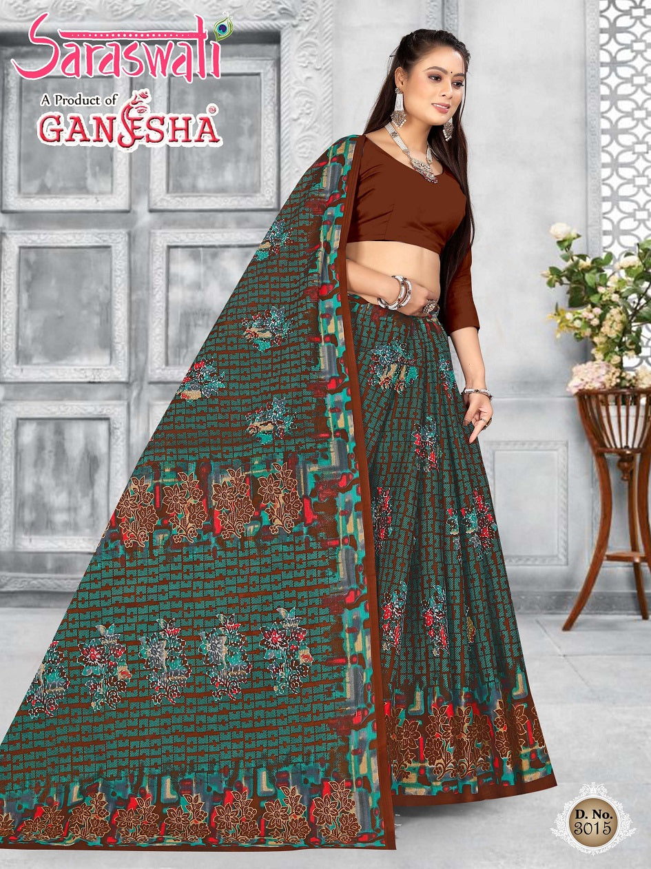 Saraswati Vol 3 Ganesha Cotton Sarees