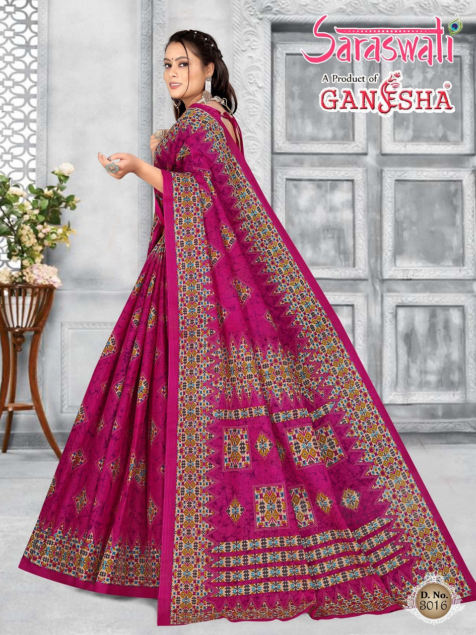 Saraswati Vol 3 Ganesha Cotton Sarees