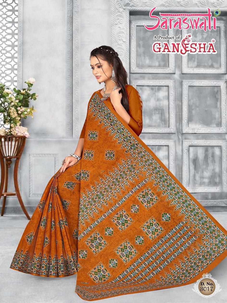 Saraswati Vol 3 Ganesha Cotton Sarees