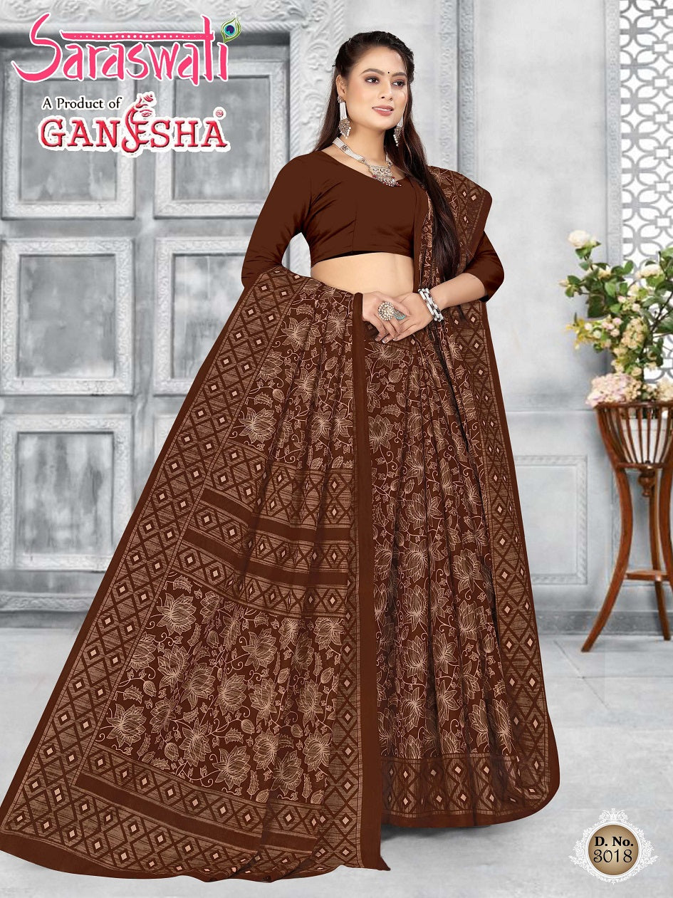 Saraswati Vol 3 Ganesha Cotton Sarees