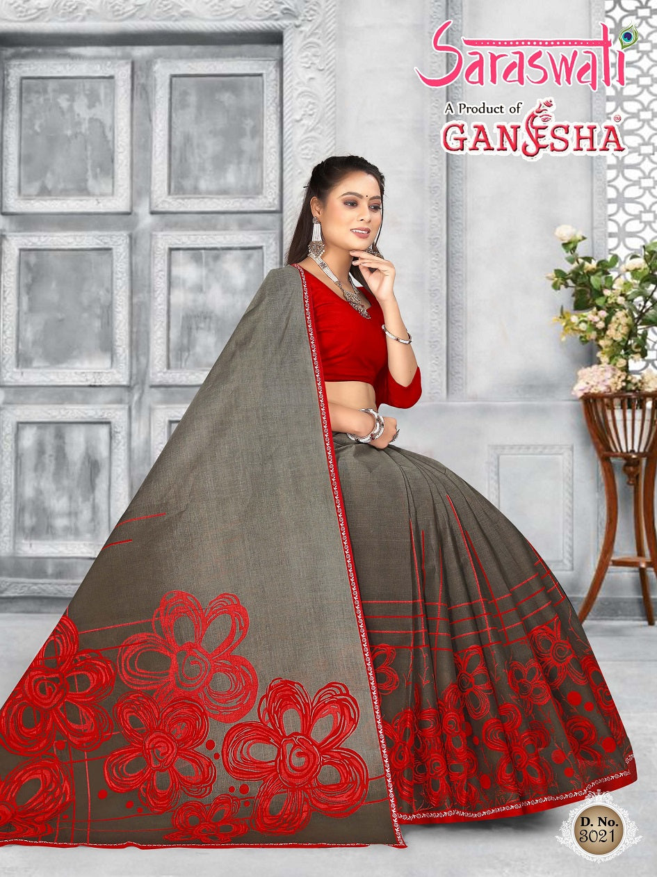 Saraswati Vol 3 Ganesha Cotton Sarees