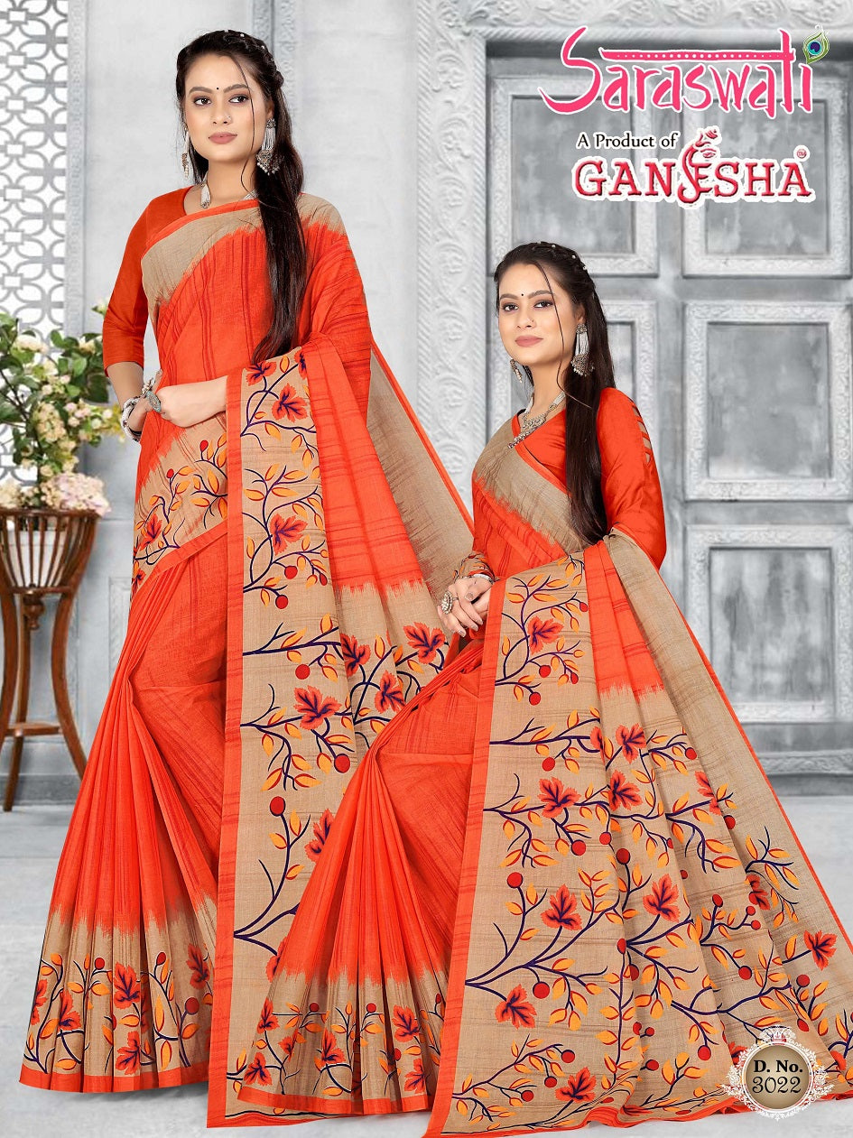 Saraswati Vol 3 Ganesha Cotton Sarees