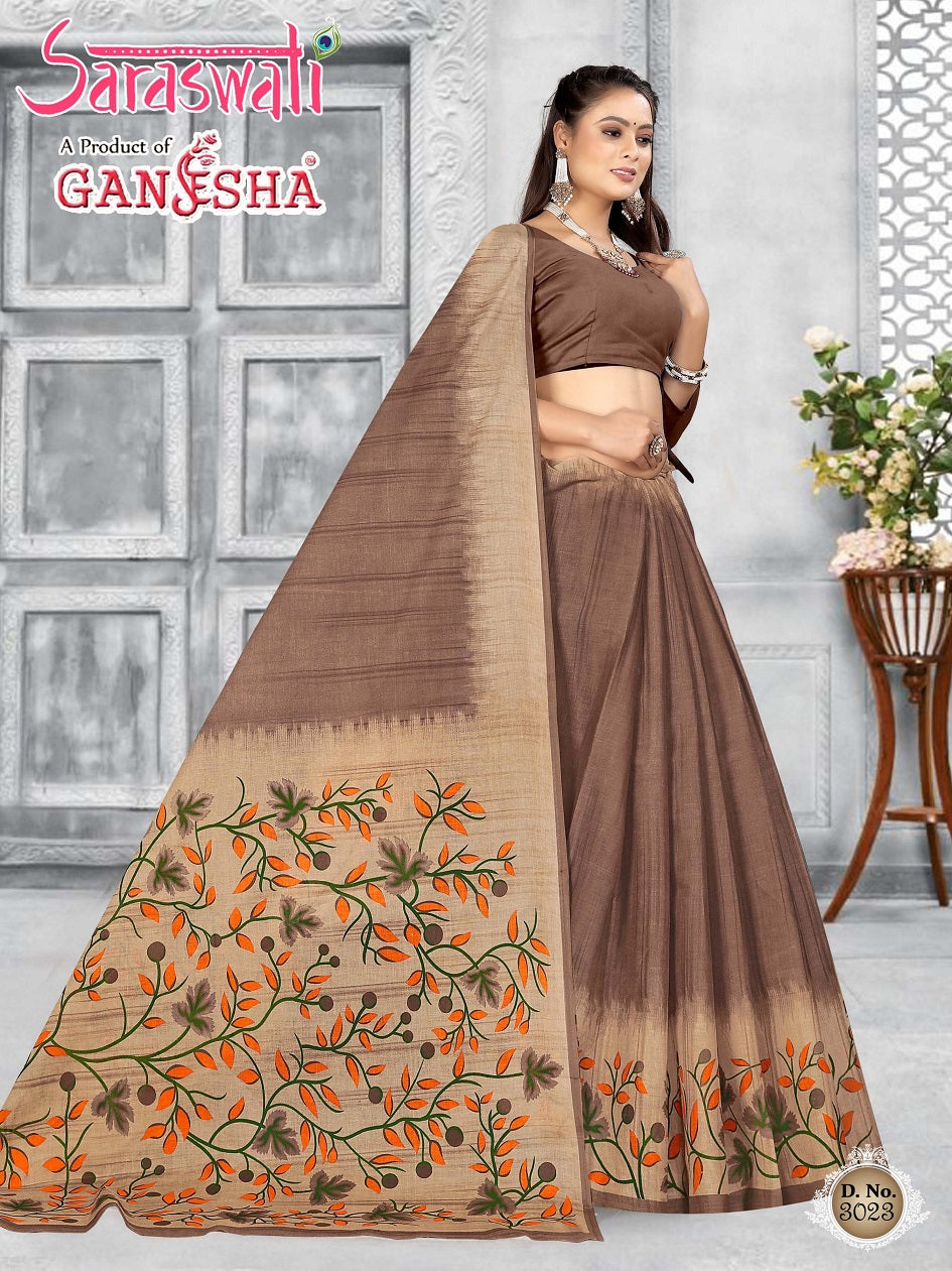 Saraswati Vol 3 Ganesha Cotton Sarees