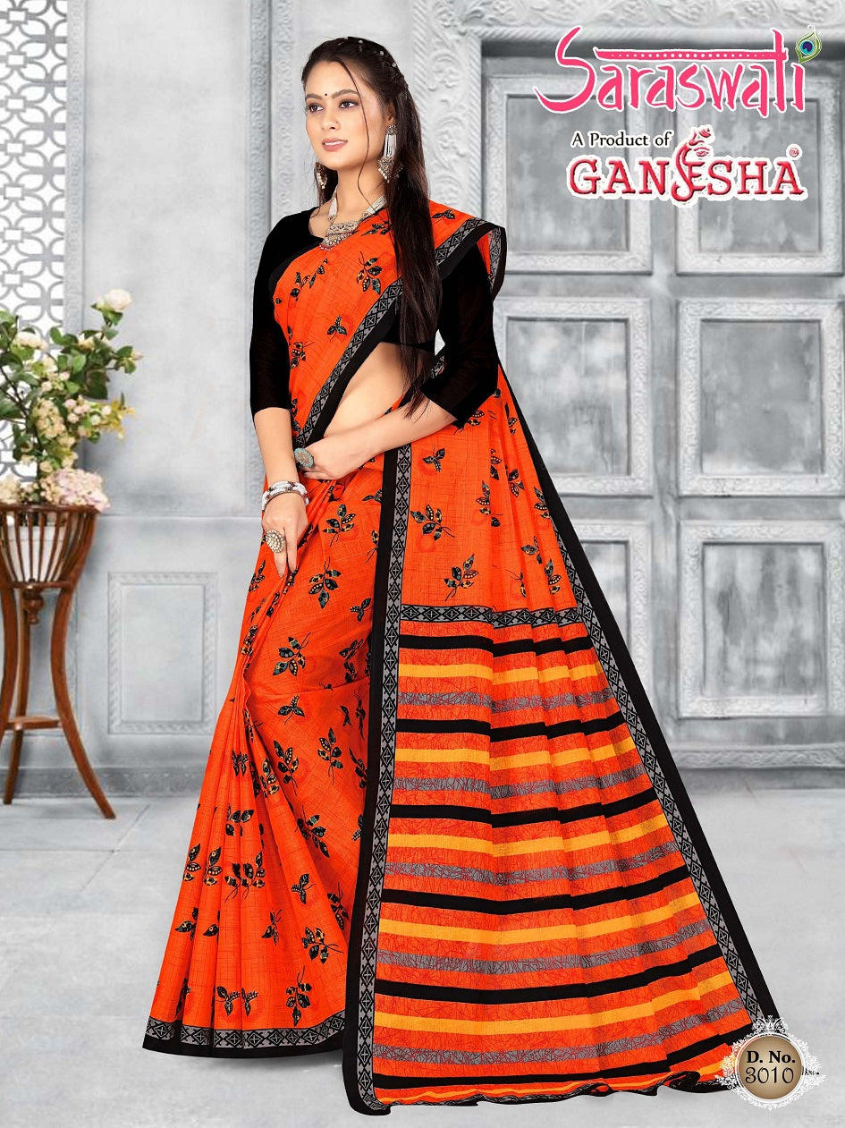 Saraswati Vol 3 Ganesha Cotton Sarees