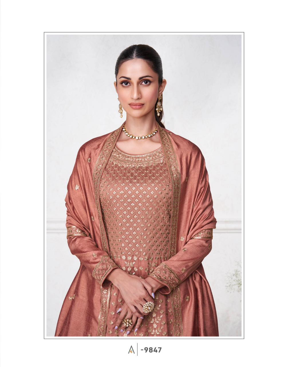 Sargam Aashirwad Creation Silk Readymade Pant Style Suits