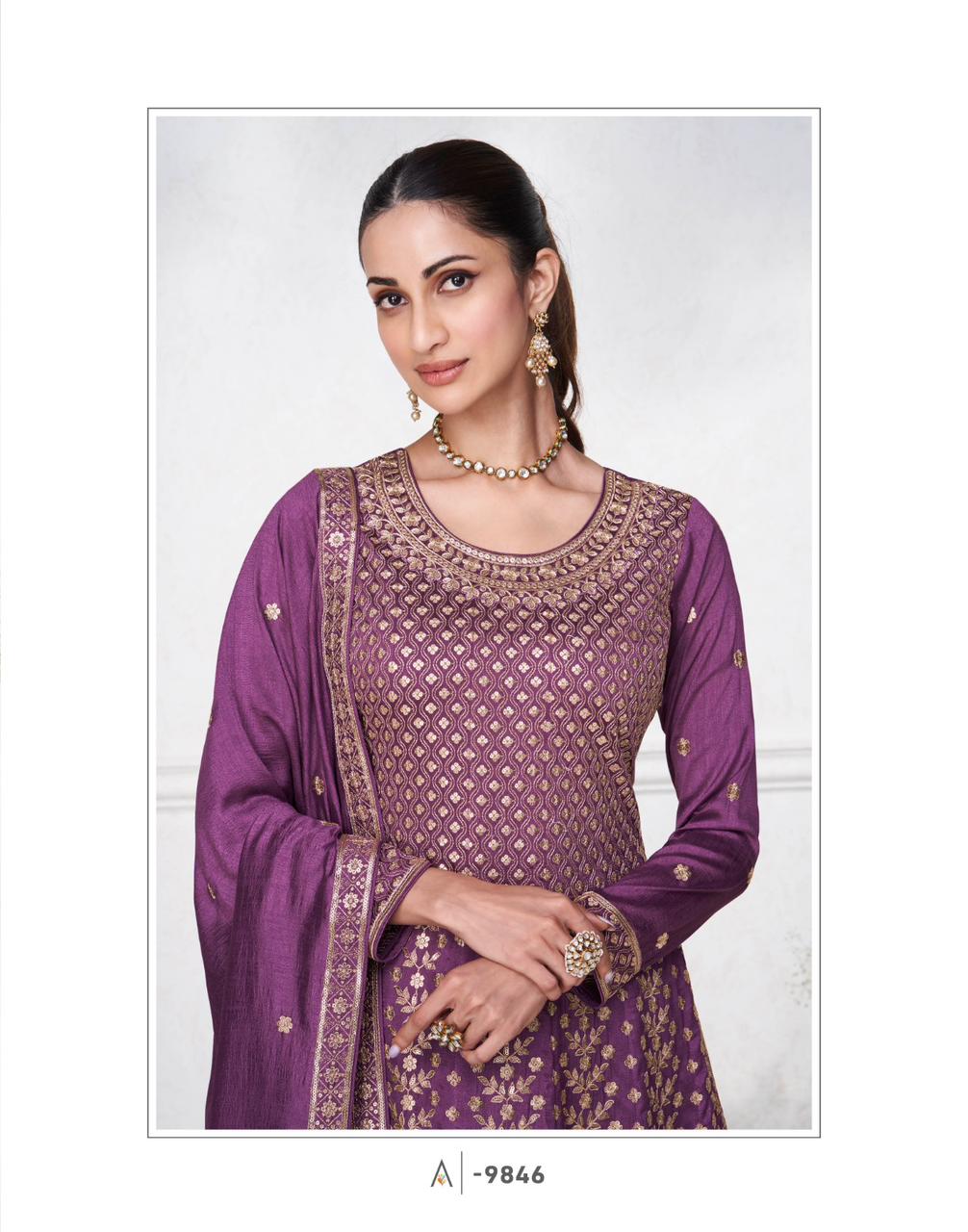 Sargam Aashirwad Creation Silk Readymade Pant Style Suits