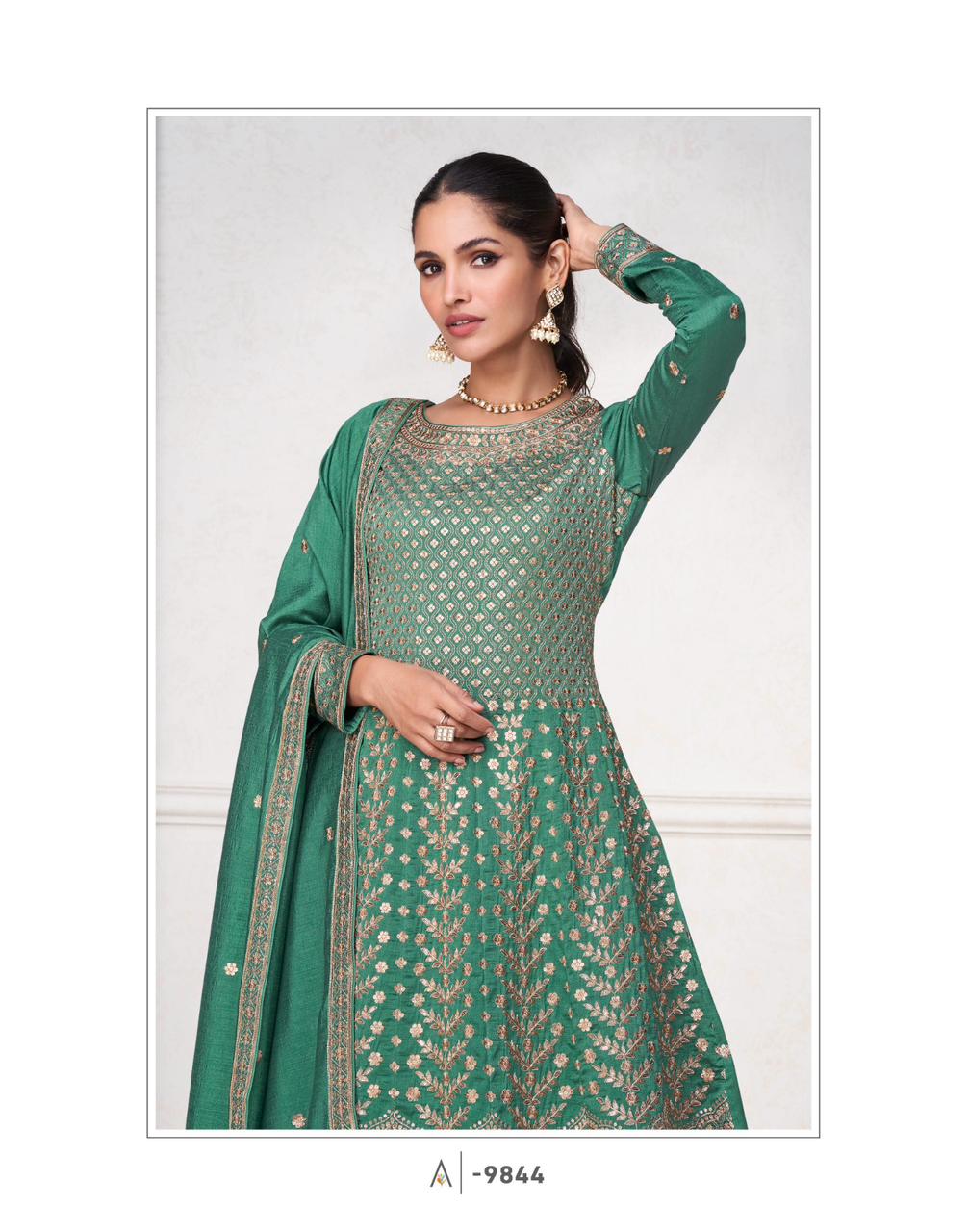 Sargam Aashirwad Creation Silk Readymade Pant Style Suits