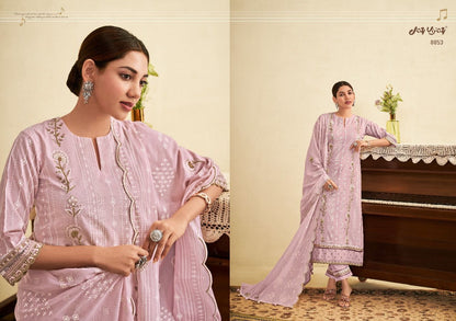 Sargam Jay Vijay Cotton Khadi Pant Style Suits