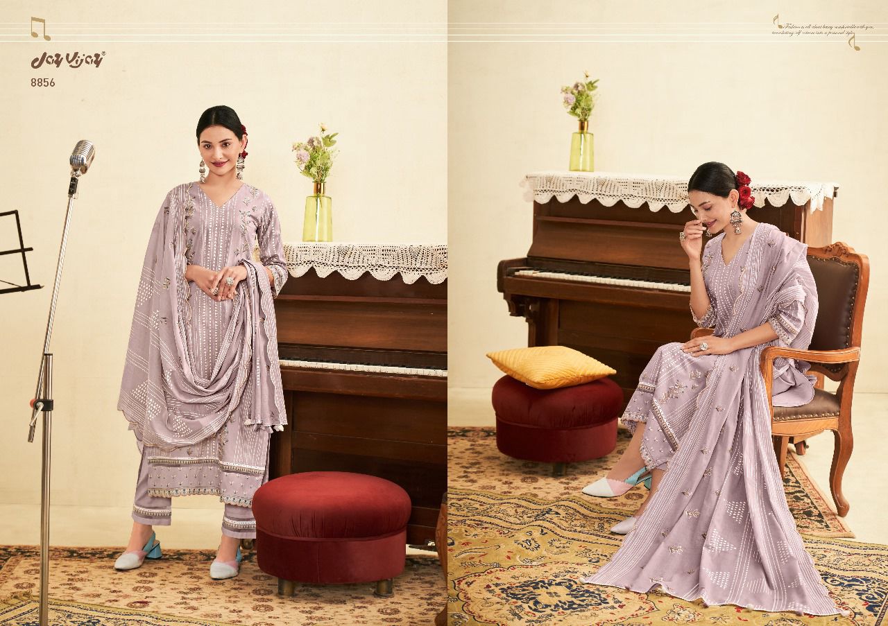 Sargam Jay Vijay Cotton Khadi Pant Style Suits