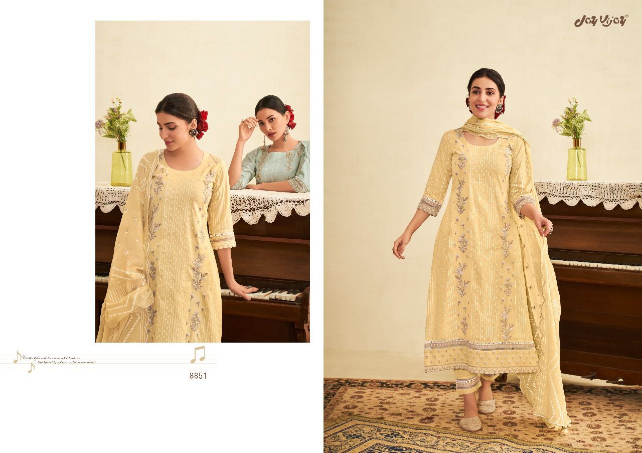 Sargam Jay Vijay Cotton Khadi Pant Style Suits