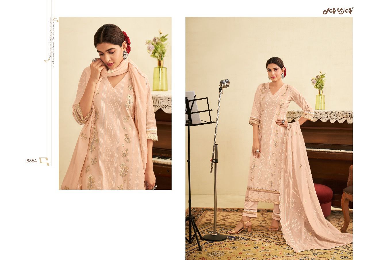 Sargam Jay Vijay Cotton Khadi Pant Style Suits