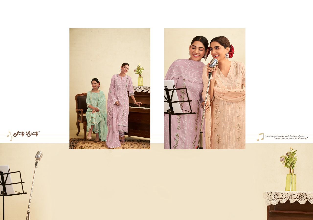 Sargam Jay Vijay Cotton Khadi Pant Style Suits